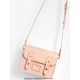 PU Mini Messenger Bag Pink Color Satchel Bag