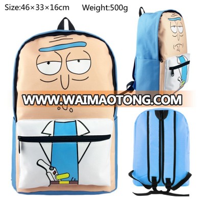 Hot Anime Rick-and-Morty satchel Fashion backpack bag backpack Rick-and-Morty