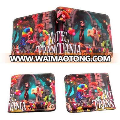 Factory PU wallet Hotel Transylvania Hot sale wallet Hotel Transylvania