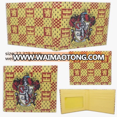 Factory PU wallet Harry Potter Hot sale wallet Harry Potter Harry Potter School Wallet