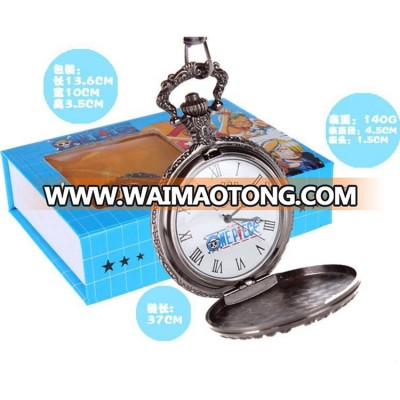 One Piece Letter Sign Pocket-watch(box packing)/Wholesale/Good Quality/Fashion Anime/Cos/Hot and New Style