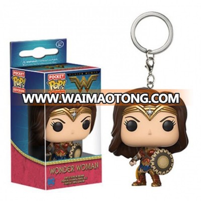 Wonder Woman key chain 4cm funko pop keychain