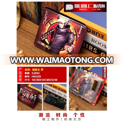 Factory Hot sale Naruto,one piece and Totoro Anime Wallet